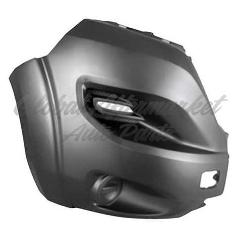 BUMPER FR RH TEXTURED BLACK W/O FOG LAMPS / SENSOR