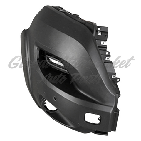 BUMPER FR RH TEXTURED BLACK W/ FOG LAMPS / 1 SENSOR