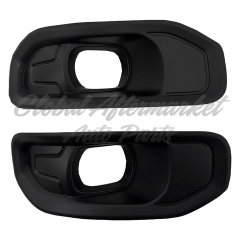 FOG LAMP BEZEL SET FR (LH/RH) TEXTURED BLACK W/O SENSOR W/ HALOGEN FOG LAMPS