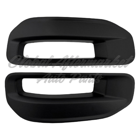 FOG LAMP BEZEL SET FR (LH/RH) TEXTURED BLACK W/O SENSOR W/ LED