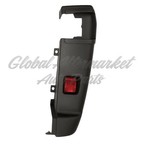 BUMPER END RR RH BLACK W/ REFLECTOR W/O BLIND SPOT