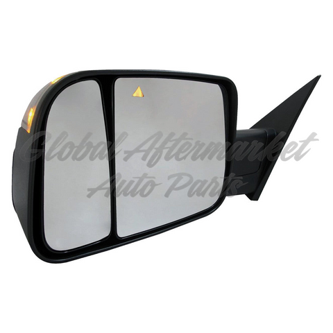 DOOR MIRROR LH POWER HTD UPPER GLASS W/TEMPERATURE SENSOR/BLIND SPOT/PUDDLE LAMP/SIGNAL