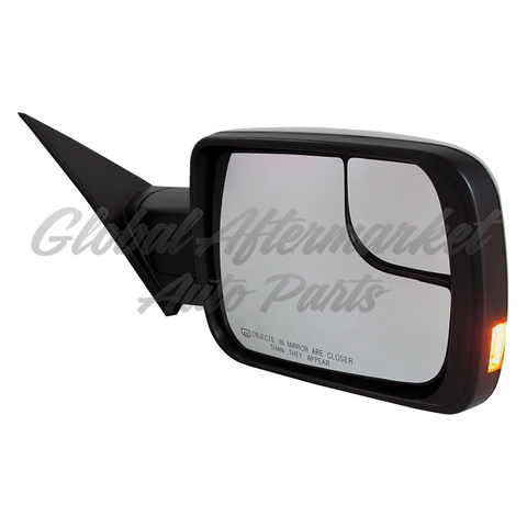 DOOR MIRROR RH CHROME HTD POWER / MEMORY / SPOTTER GLASS W/ SIGNAL / PUDDLE LAMP / POWER FOLD