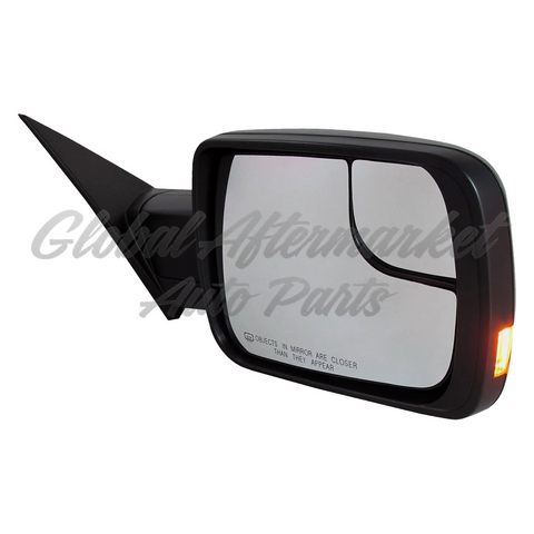 DOOR MIRROR RH HTD POWER TEXTURED CAP /SPOTTER GLASS W/ SIGNAL / PUDDLE LAMP / POWER FOLD