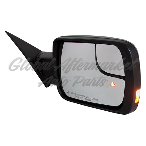 DOOR MIRROR RH HTD POWER TEXTURED / MEMORY/ SPOTTER GLASS W/ SIGNAL / PUDDLE LAMP / BLIND SPOT