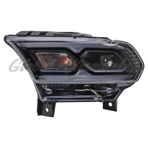 HEAD LAMP LH LED BLACK GT/ GT PLUS/ SXT/ PURSUIT MODELS W/O LOGO