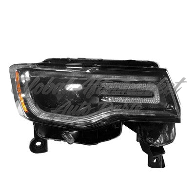 HEAD LAMP RH HID BLACK BEZEL / SRT / OVERLAND MODELS