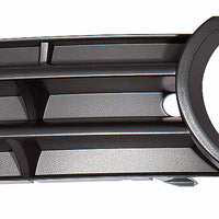 GRILLE LOWER LH W/FOG LAMP HOLE MATTE-BLACK W/O SPORT
