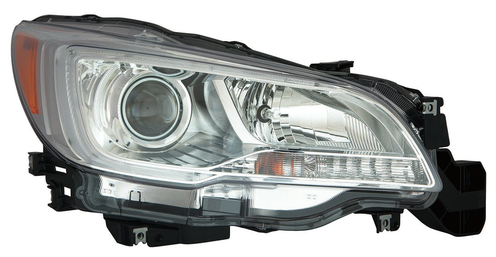 HEAD LAMP LH HALOGEN W/CHROME BEZEL 2.5I MODEL HQ