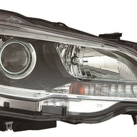 HEAD LAMP RH HALOGEN W/BLACK BEZEL/CHROME TRIM 3.6L CAPA