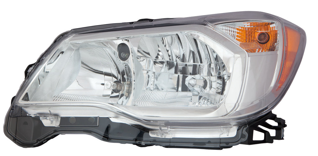 HEAD LAMP LH HALOGEN 2.5L CHROME BEZEL CAPA