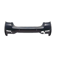 BUMPER RR PRIMED PTM W/2 PARK ASSISTANT/4 PARK DISTANCE SENSOR / M-PKG CAPA