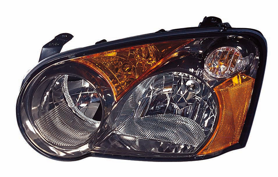 HEAD LAMP LH W/O HID BLACK CAPA