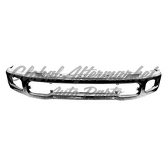 BUMPER FACE BAR FR CHROME STAMPED PART W/ SENSOR / FOGS