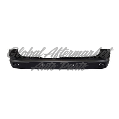 BUMPER RR TEXTURED BLACK W/ 6 PARK ASSIST SENSOR