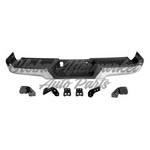 BUMPER RR ASSY CHROME W/BOTH ENDS/REINFORCEMENT BRACKET/SENSOR — photo 1