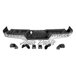 BUMPER RR ASSY CHROME W/BOTH ENDS/REINFORCEMENT BRACKET/SENSOR — photo 1