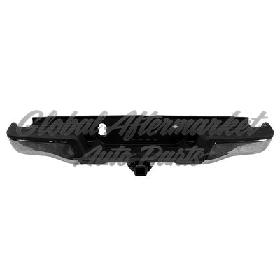 BUMPER RR STEP CHROME W/O SENSOR HOLES W/HITCH/PAD/ LOWER MOLDING/ LAMPS/ BEZELS