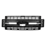 GRILLE FR MATTE BLACK TEXTURED CENTER BARS — photo 2