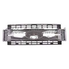 GRILLE FR MATTE BLACK W/CHROME CENTER BARS