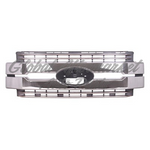 GRILLE FR CHROME W/CHROME BARS — photo 1