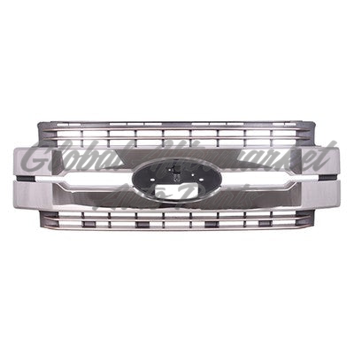 GRILLE FR CHROME W/CHROME BARS