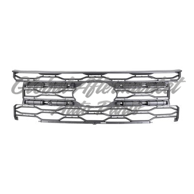 GRILLE OUTER BLACK W/ CAMERA EXCLUDE TIMBERLINE / KING RANCH/ PLATINUM/ LTD MODELS