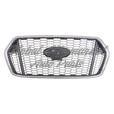 GRILLE FR BLACK W/CHROME MOLDING W/O CAMERA / FOGS