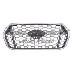 GRILLE FR BLACK W/CHROME MOLDING/CAMERA W/O FOGS