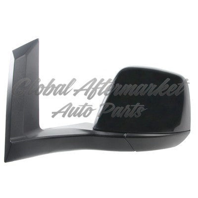 DOOR MIRROR LH POWER TEXTURED HTD FLAT GLASS W/ SMALL CONVEX MIRROR/ LARGE TYPE FITS VAN/ WAGON