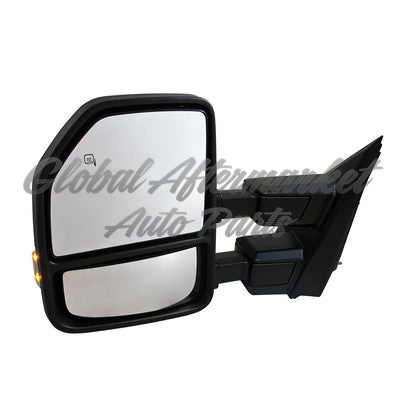 DOOR MIRROR LH HTD POWER W/ CLEARANCE/ TOW / SIGNAL LAMP/SPOT LAMP/ MANUAL FOLD / TELESCOPE