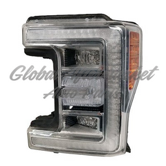 HEAD LAMP LH LED W/ BLACK TRIM MOLDING HQ