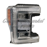 HEAD LAMP RH LED W/ BLACK TRIM MOLDING HQ — photo 1