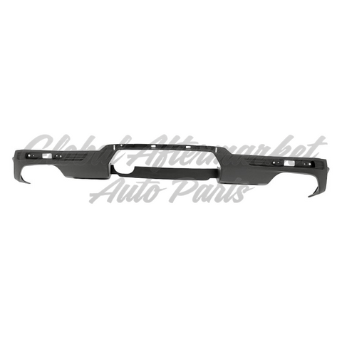 BUMPER RR LOWER TEXTURED BLACK DUAL DOUBLE EXHAUST