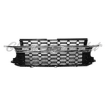 GRILLE FR CHROME GLOSS BLACK W/ LT — photo 2