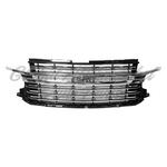 GRILLE FR CHROME SATIN NICKLE GLOSS BLACK W /PREMIER — photo 1