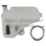 WINDSHIELD WASHER TANK W/HOLE FOR PUMP/HOLE FOR SENSOR/CAP — photo 1