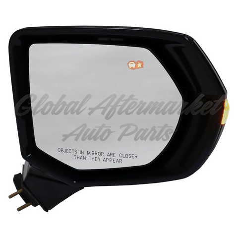 DOOR MIRROR RH POWER HTD W/ BOTH CHROME / PTM CAPS/ MEMORY W/ SIGNAL/ BLIND SPOT/ PUDDLE LAMP