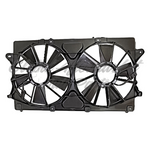 RADIATOR CONDENSER FAN ASSY W/ TWO BIG FANS 5.3L/6.2L V8 W/ TRAILER TOW — photo 1