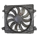 RADIATOR CONDENSER FAN ASSY W/ ONE BIG FAN — photo 2