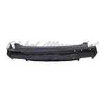 BUMPER RR TEXTURED BLACK W/ SENSOR — photo 1