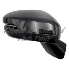 DOOR MIRROR RH BLACK POWER HTD W/SIGNAL/MANUAL FOLD