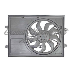 RADIATOR CONDENSER FAN ASSY W/ ONE BIG FAN 2.5L L4 NON-TURBO