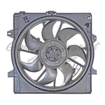 RADIATOR CONDENSER FAN ASSY W/ ONE BIG FAN 2.5L L4 TURBO — photo 1