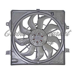 RADIATOR CONDENSER FAN ASSY W/ ONE BIG FAN / 1.6L L4 HYB
