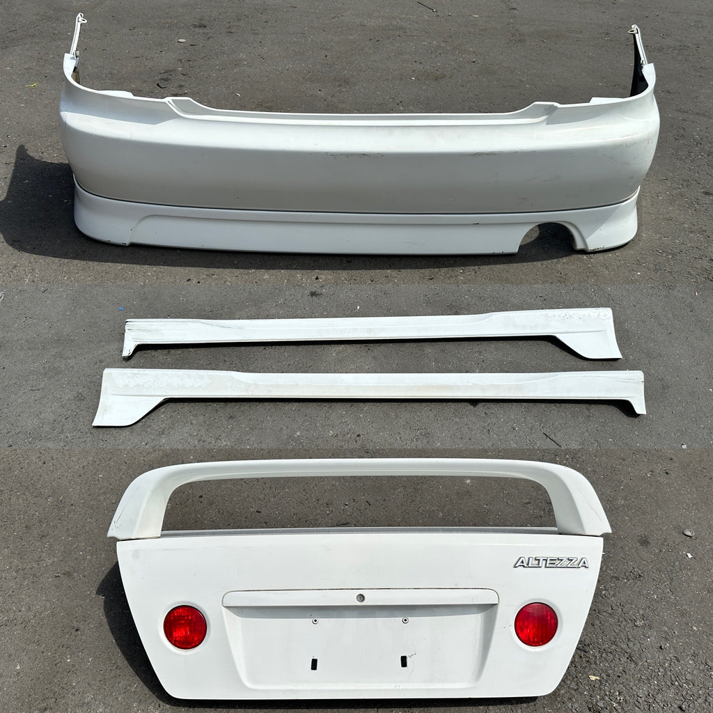 Altezza Rear End 2758 JDM 2001-2005 Toyota Altezza Lexus IS300 Side Skirts + Rear Bumper ...