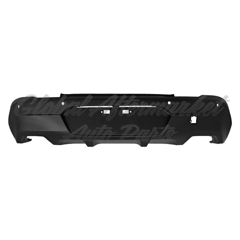 BUMPER RR TEXTURED UPPER PRIMED / PTM LOWER / 4 SENSOR CAPA