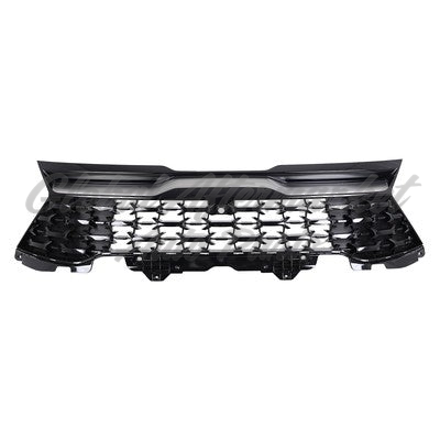 GRILLE FR PTD BLACK CAMERA W/ SILVER GRAY MOLDING X-LINE/ X-PRO MODELS