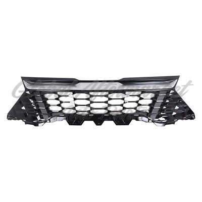 GRILLE FR PTD BLACK W/ CHROME MOLDING USA BUILT SX MODELS
