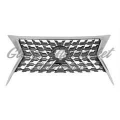 GRILLE FR UPPER W/CHROME OUTER MOLDING W/O CAMERA